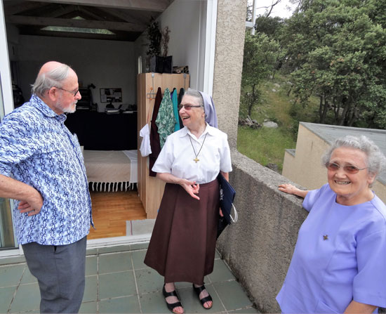 Visite à la communauté de St Matthieu de Tréviers