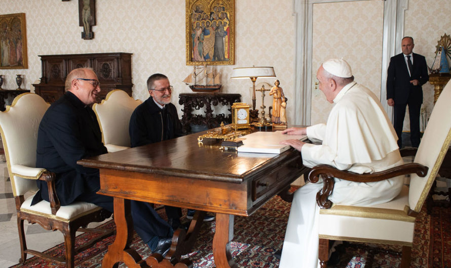 Le pape François a reçu Pierluigi Maccalli